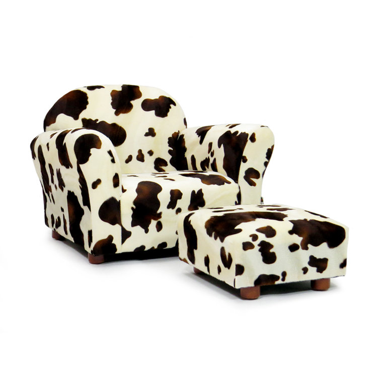 Kids discount cow chair